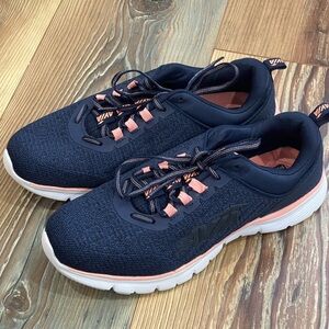Avia 8.5‎ Women's Navy and Pink Memory Foam Sneakers